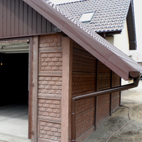 Kompletny garaż z płyt betonowych jednostanowiskowy