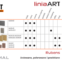 Wymiary kostki betonowej szlachetnej Nowa Era Kamal Art z lini Rubens