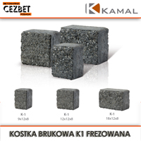 Kostka brukowa frezowana Kamal K-1