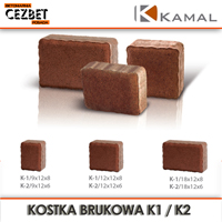 Kostka brukowa starobruk Kamal model K1 i K2