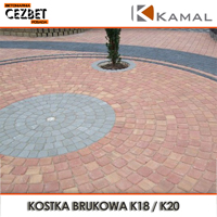 Kostka z betonu Kamal K18 i K20