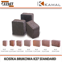 Betonowa kostka brukowa kamal K27