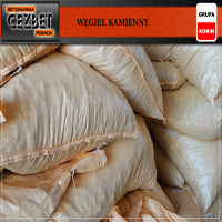 Gruby węgiel kamienny typu kostka suchy i workowany - skład opału Cezbet Posada k/Konina